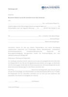 Bürgschaftserklärung